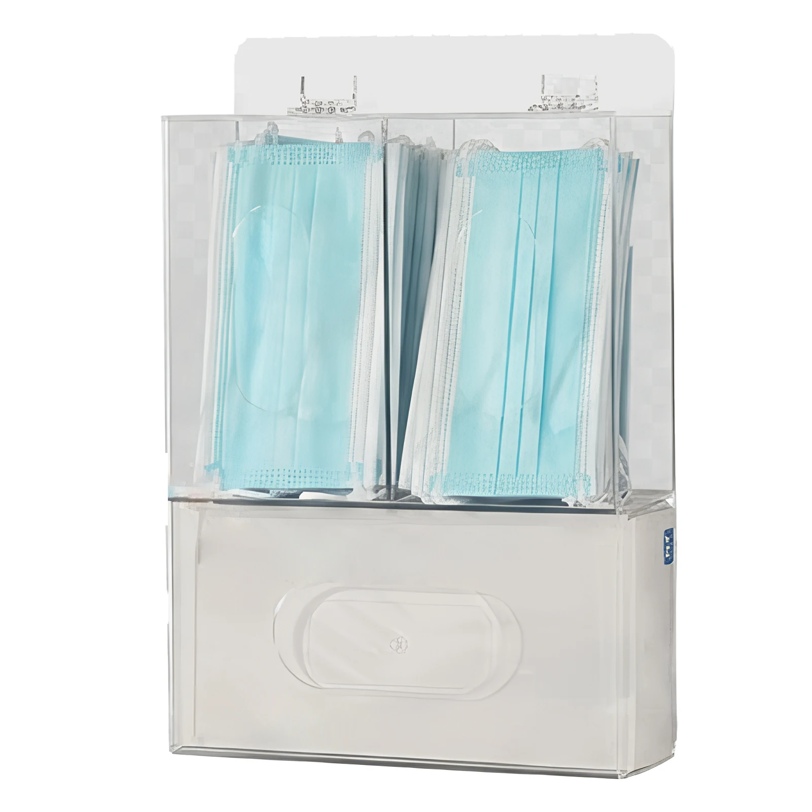 حامل قفازات أكريليك شفاف بثلاث - مراجعة Face Mask Storage Box وسعره