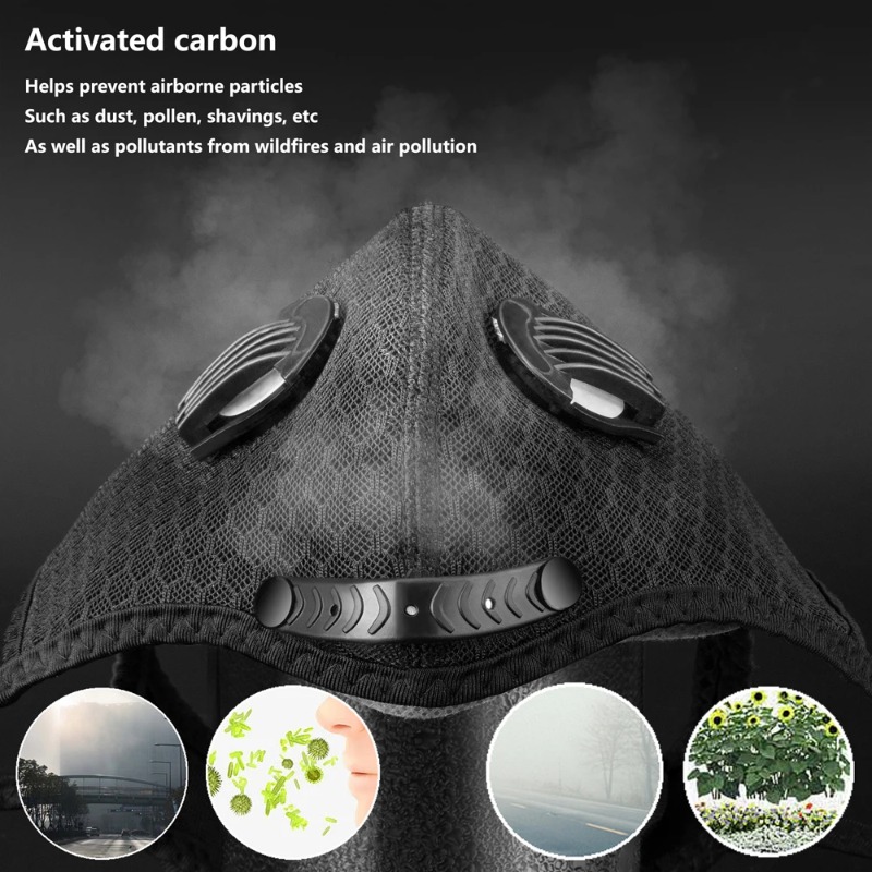 قناع وجه للدراجات، رياضي، قابل - مراجعة Anti Pollution Mask وسعره