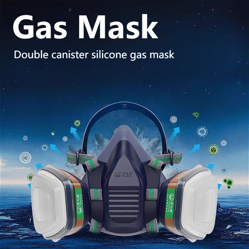 قناع غاز واقٍ للوجه الكامل أو  - مراجعة Respirator Half Face وسعره