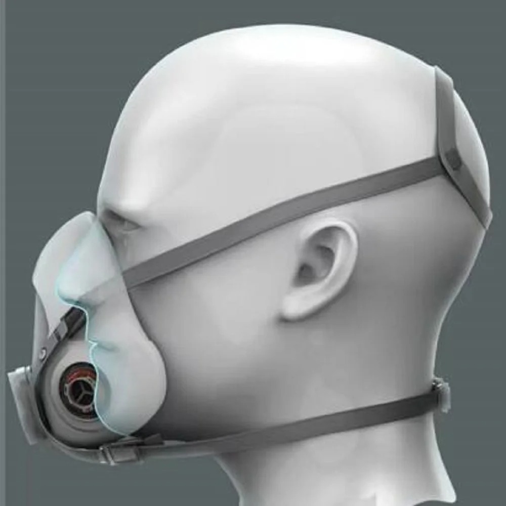 6200 قناع الغبار نصف الوجه مع  - مراجعة Respirator Half Face وسعره